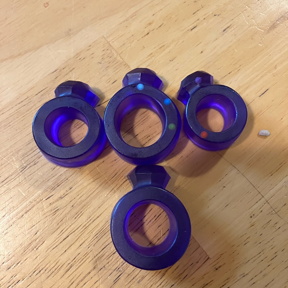 Handmade resin rings